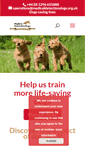 Mobile Screenshot of medicaldetectiondogs.org.uk